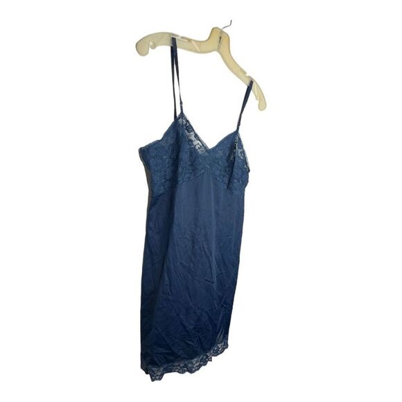 Vintage JC Penney Gaymode Nylon Navy Full‎ Slip - Picture 4 of 7
